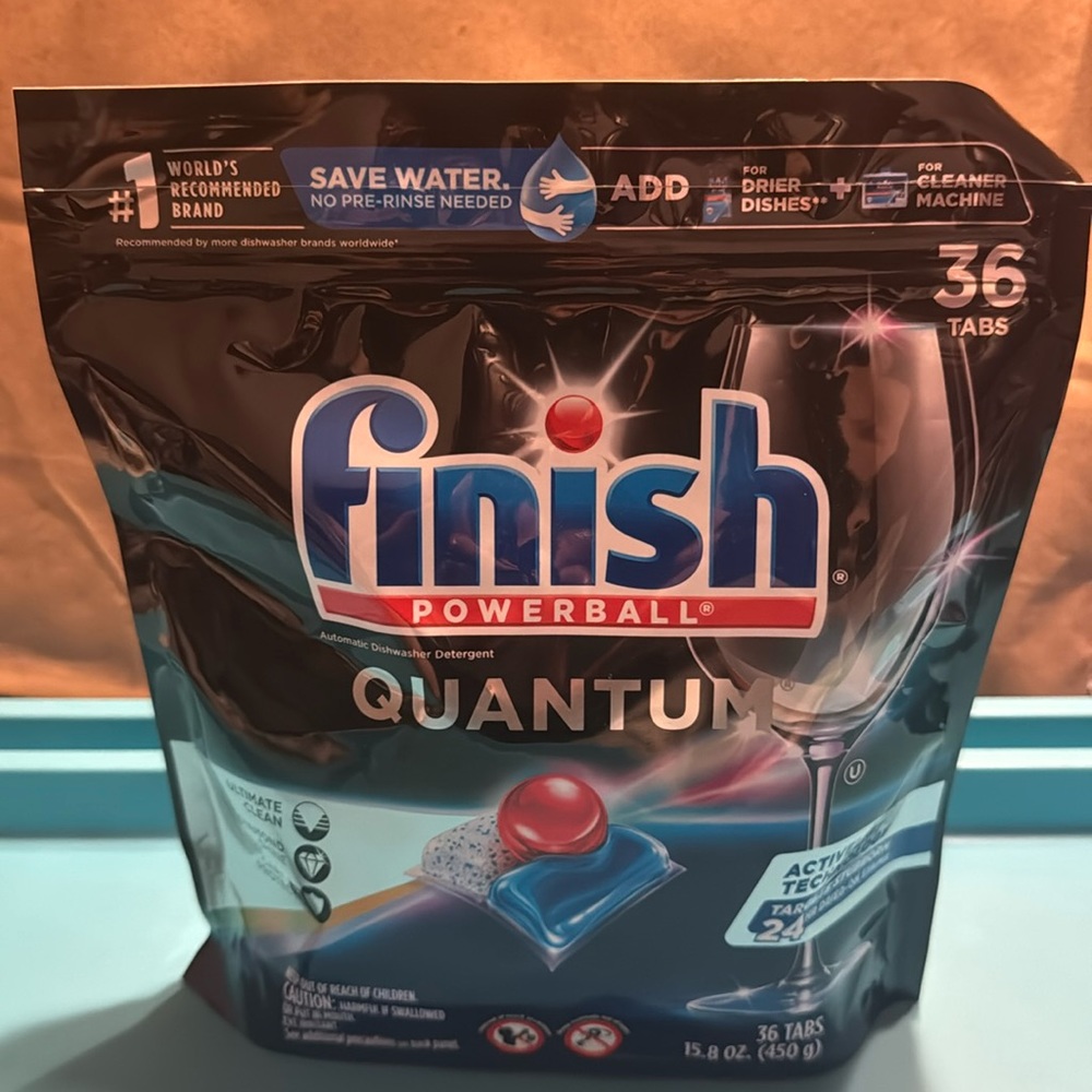 New finish powerball Quantum Dishwasher Detergent